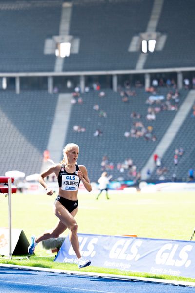 Majtie Kolberg (LG Kreis Ahrweiler) waehrend der deutschen Leichtathletik-Meisterschaften im Olympiastadion am 26.06.2022 in Berlin